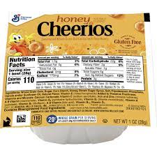 honey cheerios cereal single serve