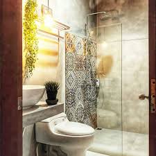 Handuk dan handuk mandi berwarna sama dale. Desain Kamar Mandi Minimalis Terbaru Keramik Batu Alam Kamar Mandi Kecil Desainer Interior Indonesia