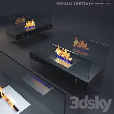 Bio Ethanol Fireplace Fireplace 3d