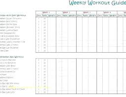 Training Tracker Excel Template Fresh Of Workout Spreadsheet
