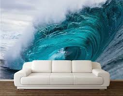 wave wallpaper wall mural ocean wall