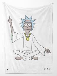 Rick shows morty a room filled with memories morty begged him to remove from his mind, and things go off the rails when rick starts restoring them. Rick And Morty Spiritual Rick Blanket Electro Threads