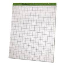 Ampad Flip Charts 1 Quadrille 27 X 34 White 50 Sheets 2 Pack