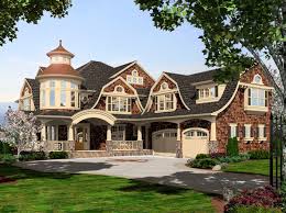 Grand Shingle Style House Plan With