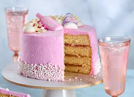 asda pink gin cake the celebration