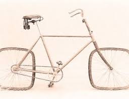 ancient square wheeled bicycle