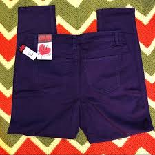Zanadi Purple Skinny Jeans Nwt