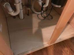sink cabinet water damage repair the
