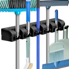 Mop And Broom Holder Wall Mount Heavy