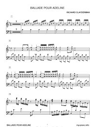 Instrumental solo in c major. Richard Clayderman Ballade Pour Adeline