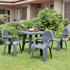 Most outdoor furniture comes in four basic materials: Plastic Garden Furniture White Stores Outdoor Living