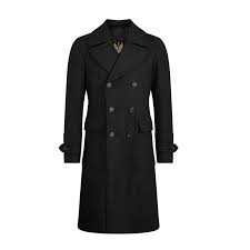 Wool Cashmere Ord Navy Pea Coat