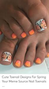 Pink and purple gradient with simple decoration! Cute Toenail Designs For Spring Your Meme Source Nail Toenails Cute Meme On Awwmemes Com