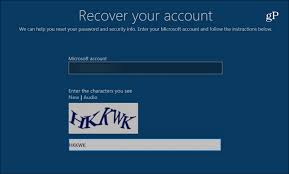 reset windows 10 account pword