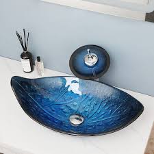 Tempered Glass Bathroom Vanity Basin