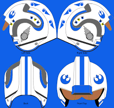 x wing pilot helmet by hylianwolf