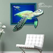 Amazing Creative 3d Sea Turtle Wall