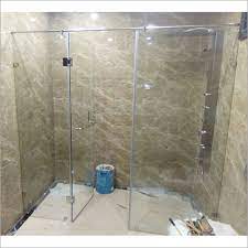 shower glass bathroom partition size