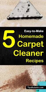 5 easy to make diy carpet cleaner recipes