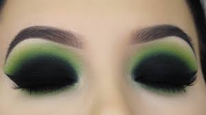 poison green smokey eyes tutorial you