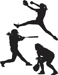 Softball Silhouettes Stock Illustration - Download Image Now - Softball -  Sport, In Silhouette, Women - iStock