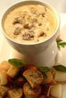 brie  roquefort and wild mushroom fondue