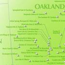Michigan & Ohio Golf Courses Map Combined Michigan and Ohio | Etsy ...