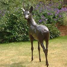 Bronze Animal Wild Deer Statue