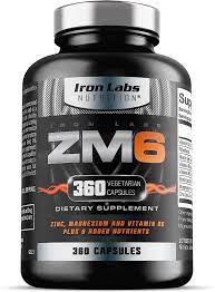 iron labs zm6 zinc and magnesium