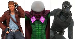 I painted my headcanon for unmasked noir and i'm all heart eyes. Gamestop Exclusive Star Lord Mysterio And Spider Man Statues By Dst The Toyark News
