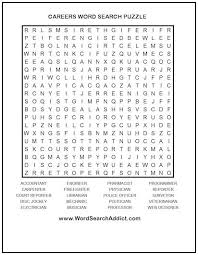 The word search maker lets you choose to have different kinds of hints for the puzzle words, like it's up to you. Careers Printable Word Search Puzzle Word Search Addict