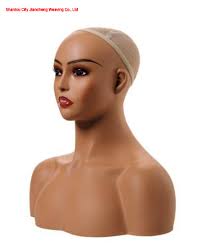 realistic female mannequin head with