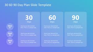 30 60 90 day plan template design for