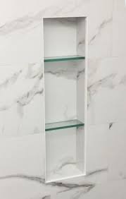 shower shelf options for your tiled