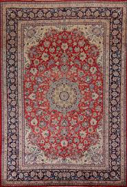 traditional najafabad persian area rug 9x13