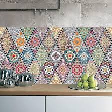 20pcs Moroccan Style Tile Stickers