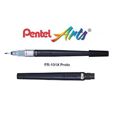 Encontrá caneta pincel brush en mercadolibre.com.ar! Caneta Pincel Aquarela Color Brush Preto Pentel Refil Nas Americanas