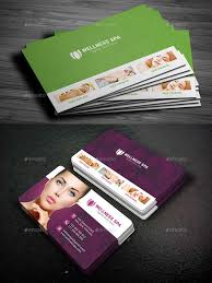 beauty salon and spa business cards
