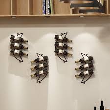 Metal Wine Rack Wall Mounted