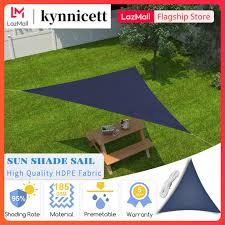 Sun Shade Net Sails 3x3x3m Navy Blue