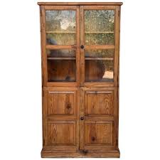large cabinet with gl vitrine
