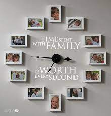 Family Clock Decor Diy