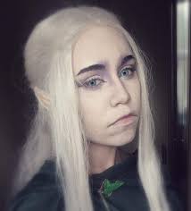 middle earth elf inspired makeup lotr