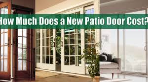 replacement patio doors cost