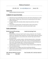 Medical Administrative Assistant Resume 10 Free Word Pdf
