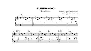 secret garden sleepsong piano you