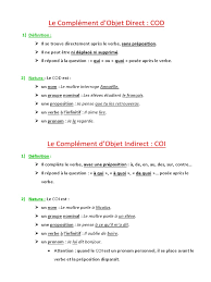 PDF COD COI CC PDF | PDF | Complément d'objet | Clause