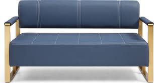 Navy Blue Leather Sofa Style
