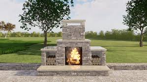 Outdoor Fireplace Plans 4x8 Ft Pdf Diy