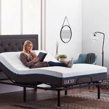 Side rails attached with mortises to allow for moving bed in 4 pieces if needed. Lucid Basic Remote Controlled Adjustable Bed Base Heavy Duty Steel Multi Position Queen Walmart Com Walmart Com